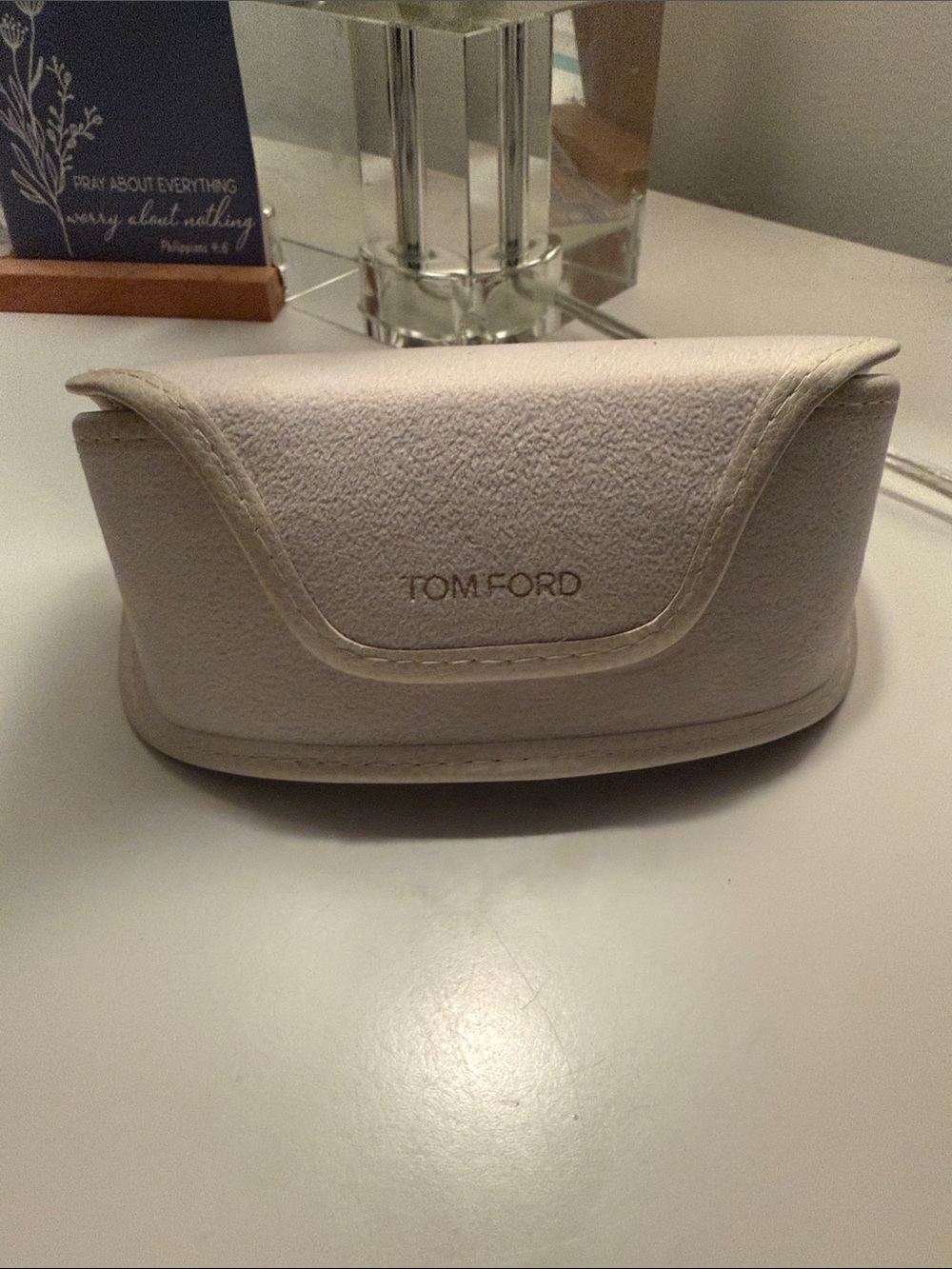 Tom Ford Sunglasses Case in off-white